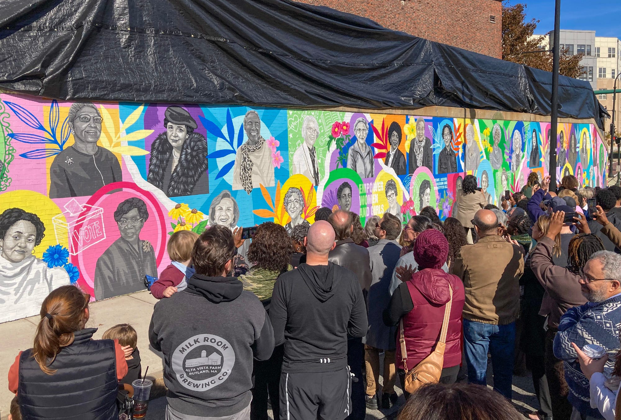 In historic company: Women of city's past, present honored in new mural