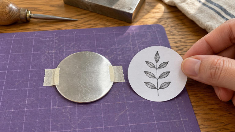 How to make an engraved metal ring dish with a Cricut Maker