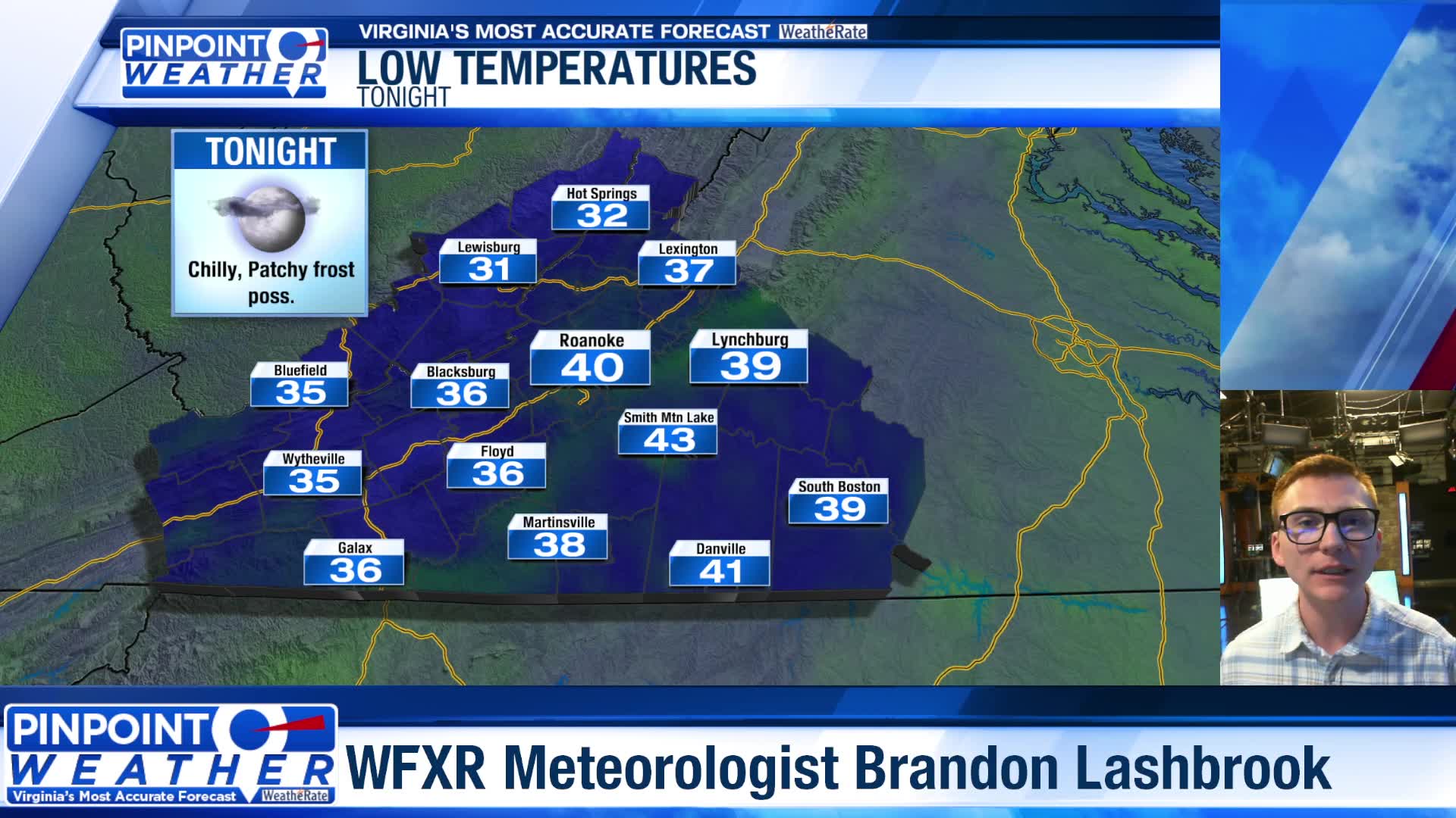 Pinpoint Weather: Saturday evening forecast