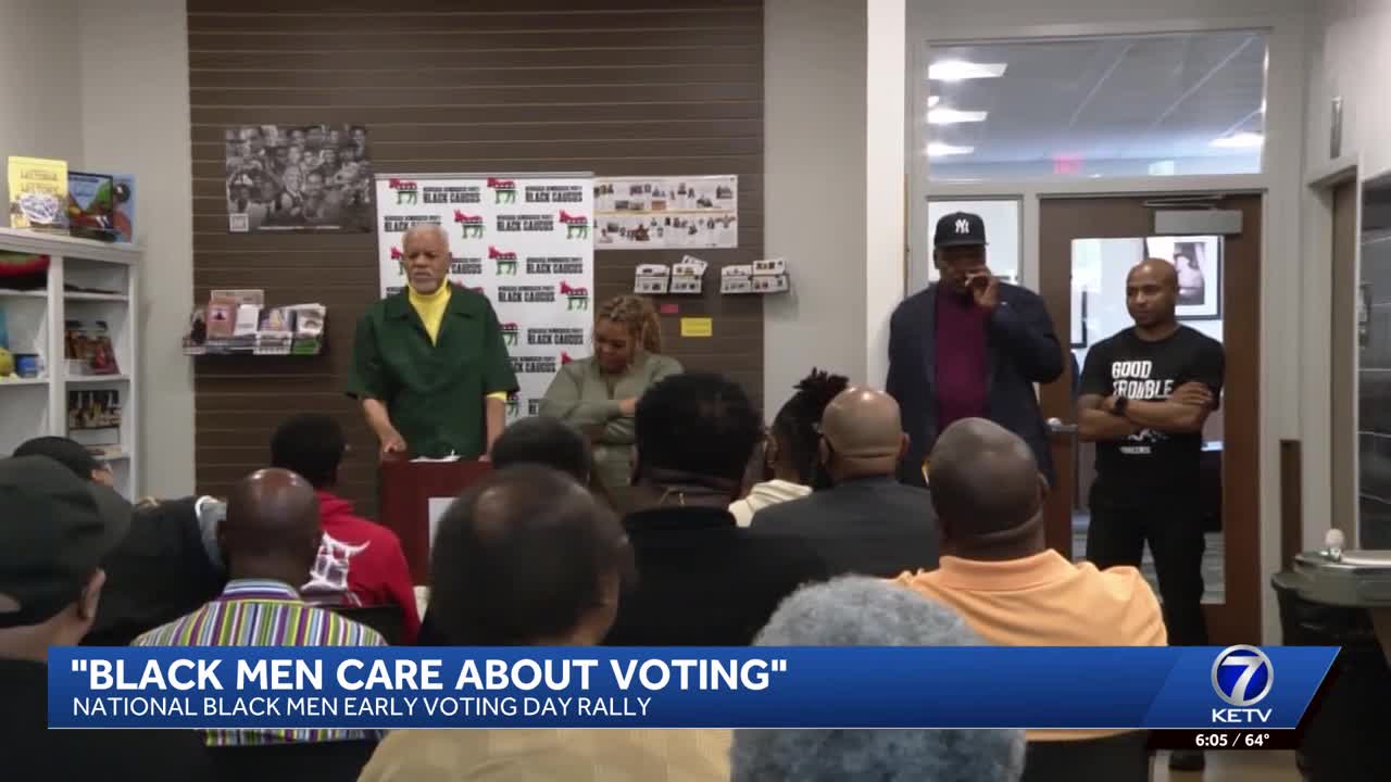 North Omaha rally encourages Black men to vote early