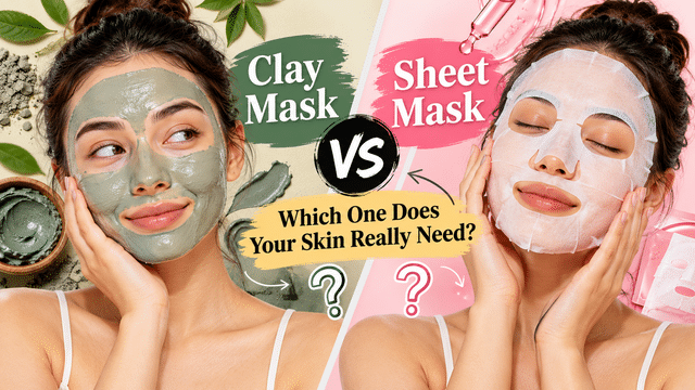 Clay mask vs sheet mask: Benefits, differences and how to use them