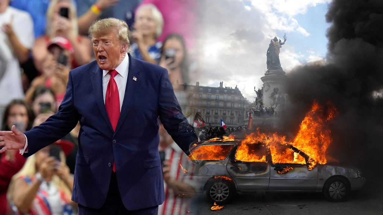 They hate France: Trump claims France is burning down over immigration ...