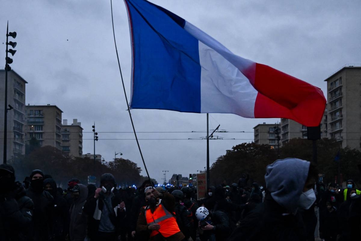 Seen and heard at France protests