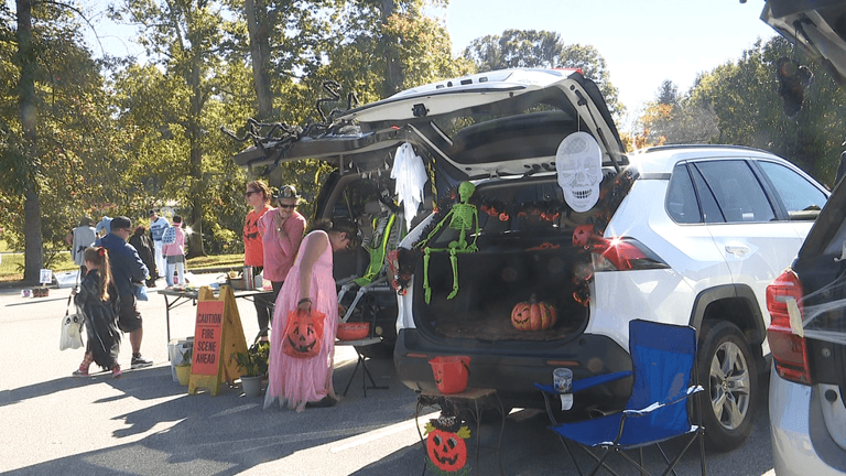 Fletcher families enjoy spooktacular trunk or treat event