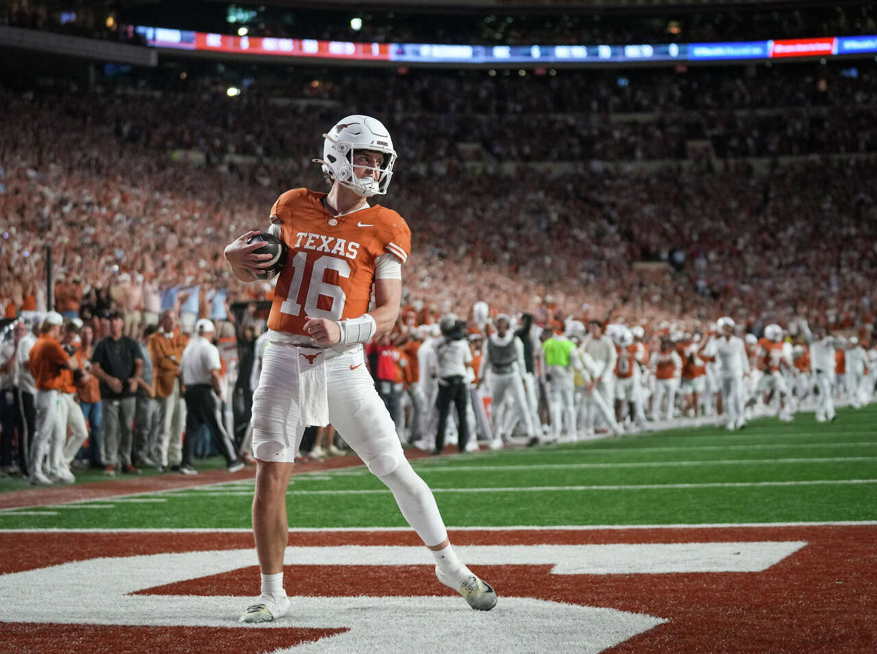 Texas Longhorns topple No. 7 Ole Miss: See the best photos from the ...