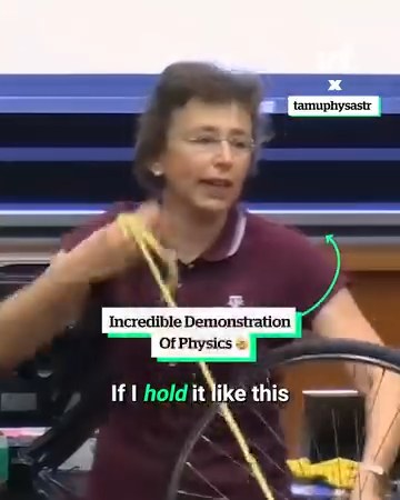 Incredible demonstration of physics