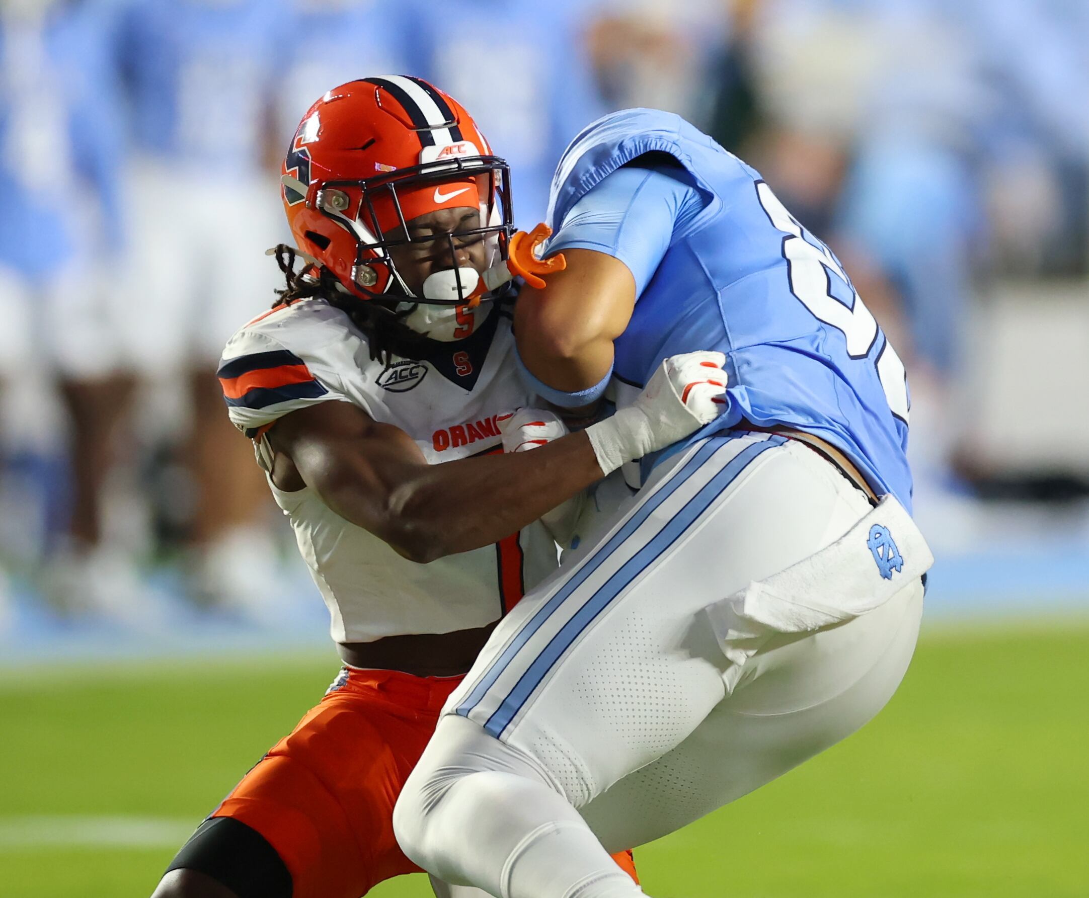 Calvin Russell’s two-point conversion in overtime boosts Syracuse over UNC