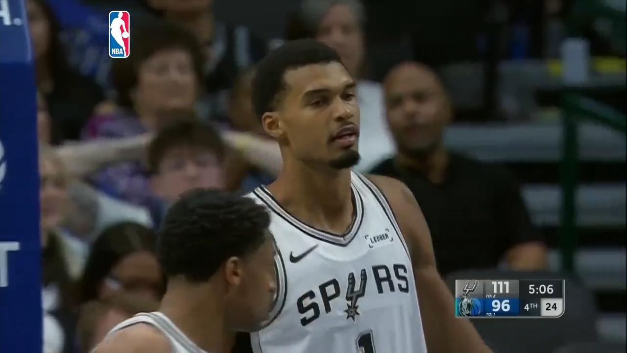 Spurs beat short-handed Mavericks 122-106 for their first victory