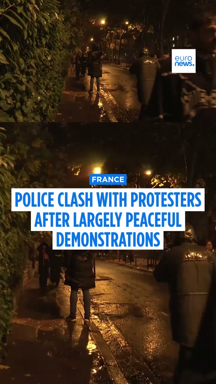 More than 1,300 arrests across France as protesters clashed with police