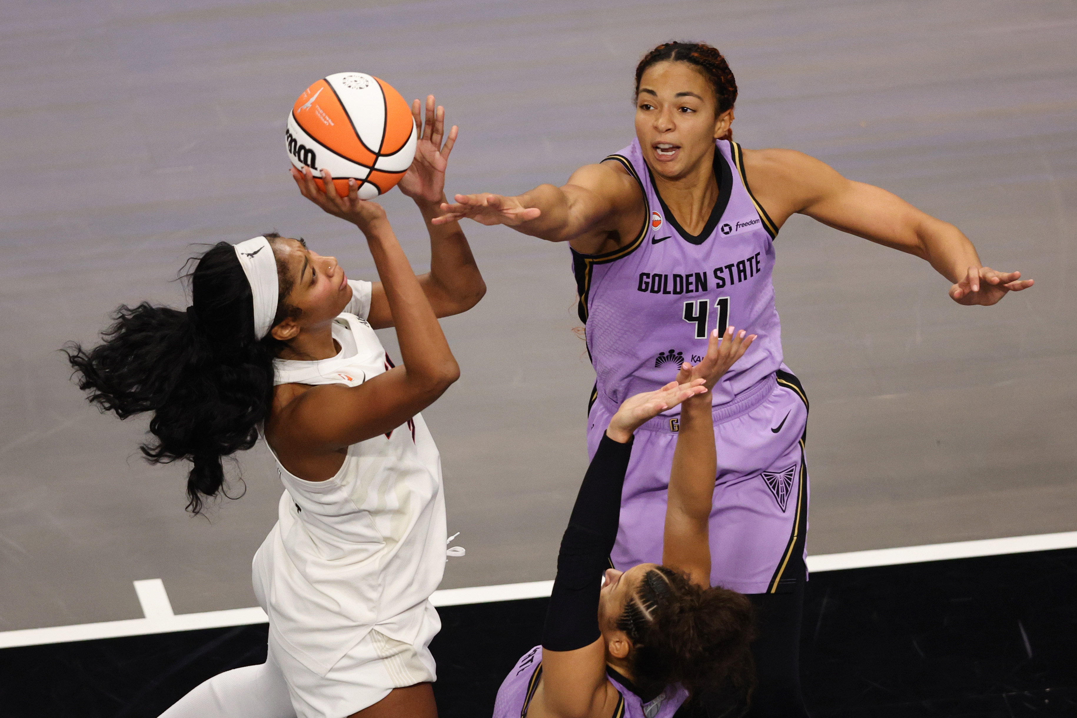 Kiah Stokes' historic defensive run continues as Valkyries tie up WNBA ...