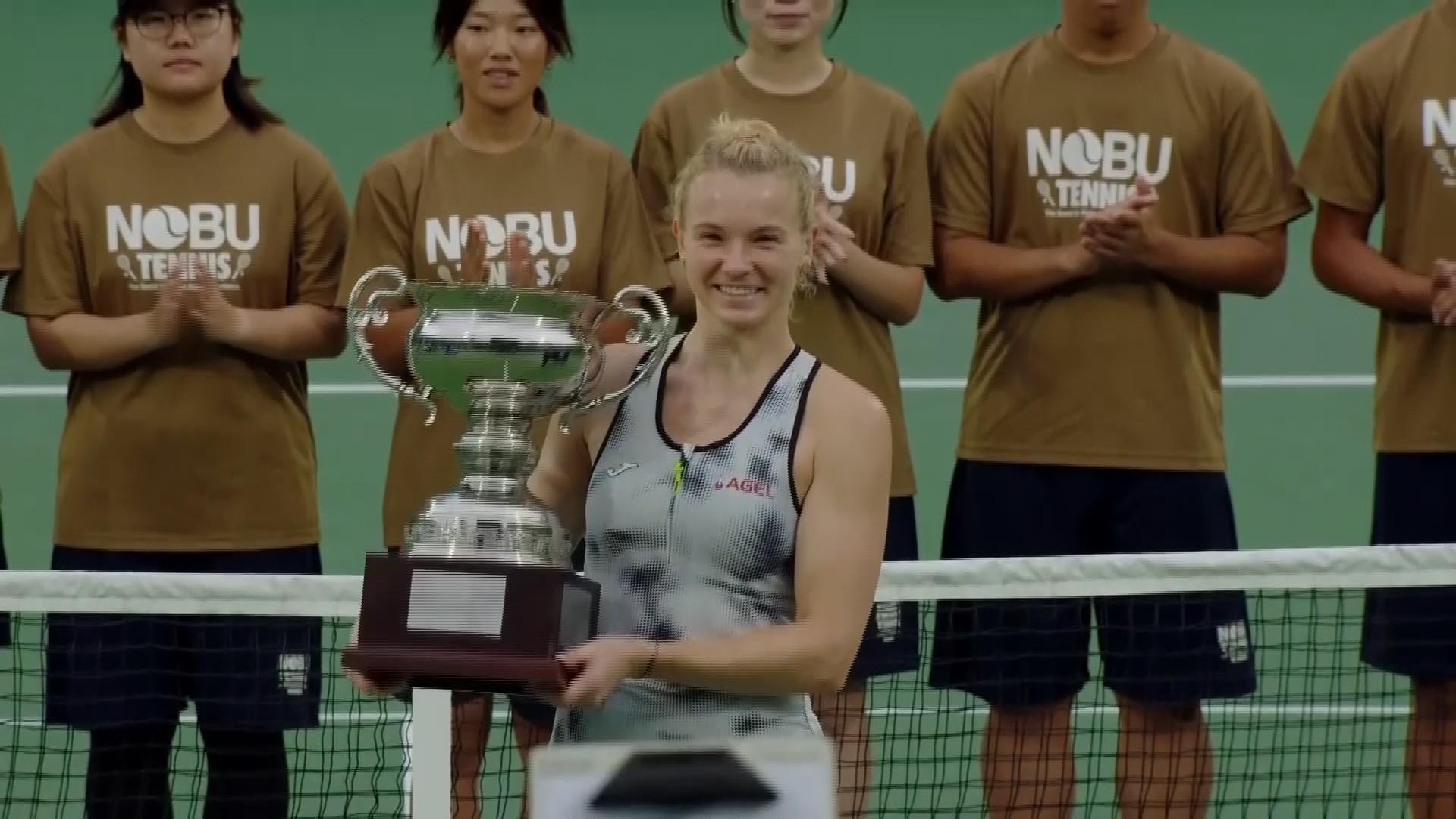 Czech Siniakova wins Japan Open after beating USA's Krueger 6-1, 6-0