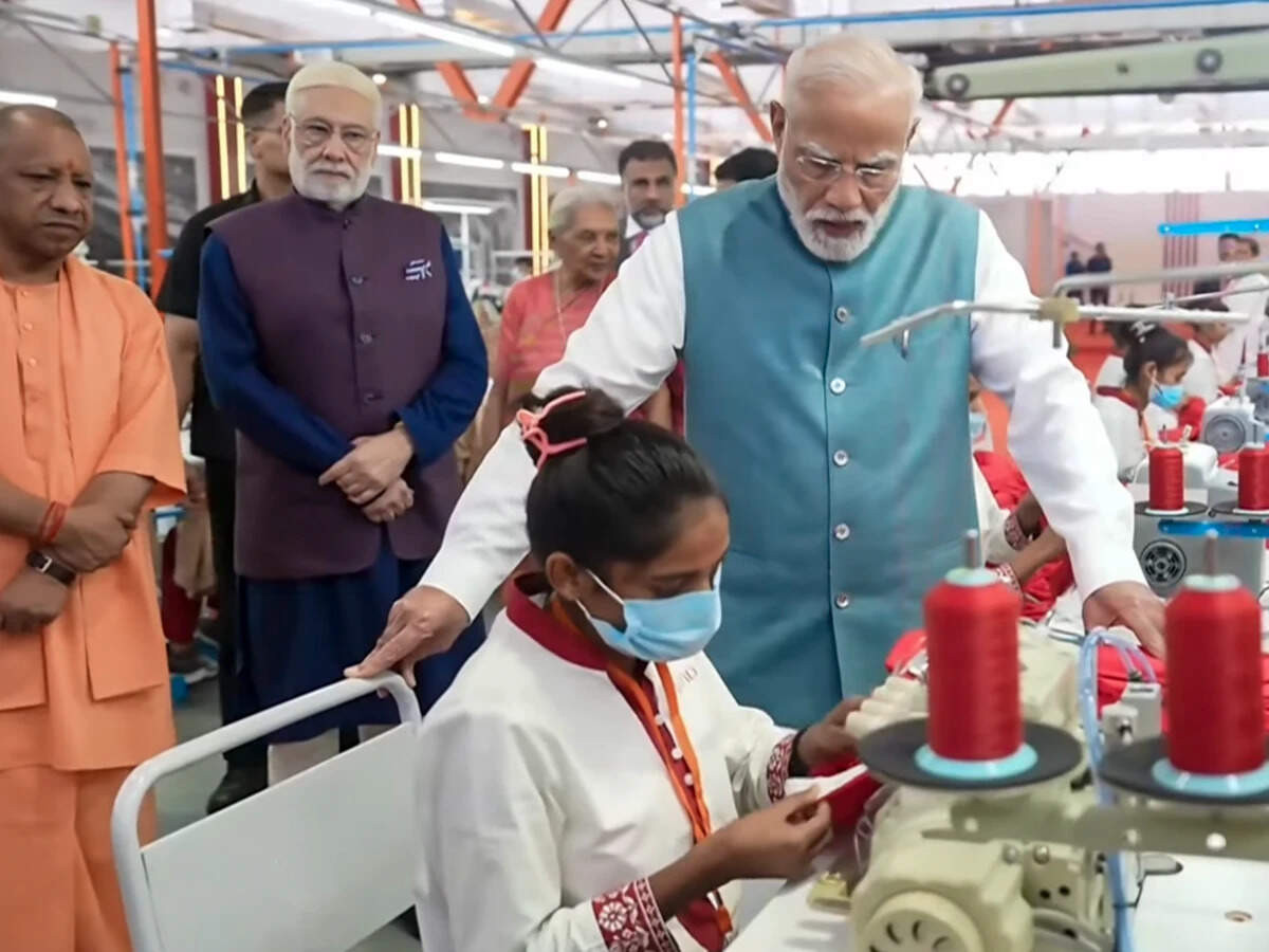 PM Modi inaugurates Arvind's garment manufacturing facility in Varanasi