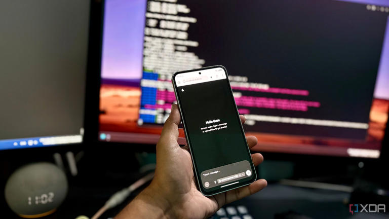 I tried turning my old Samsung Galaxy into a local LLM-hosting machine ...