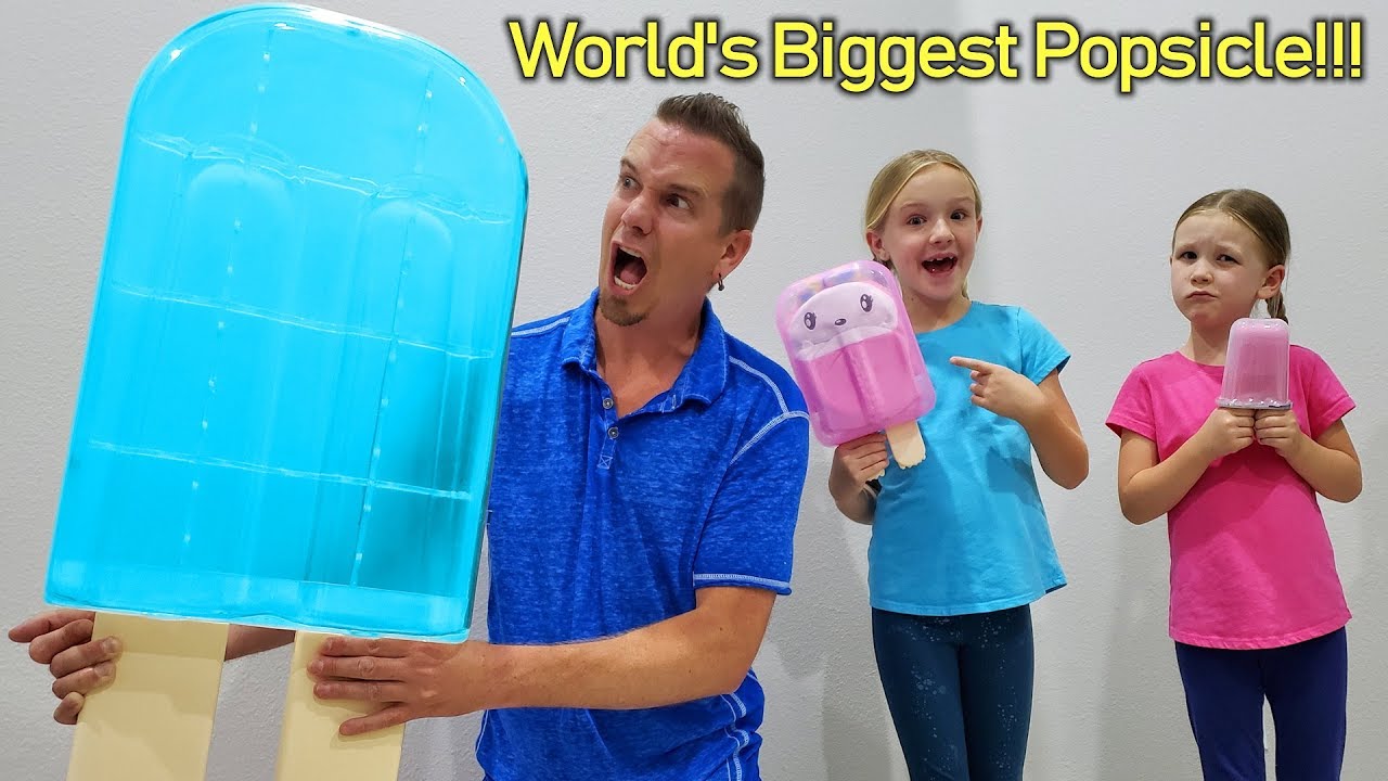 Popsicles in our size! World's biggest popsicle from I Dig Monsters!