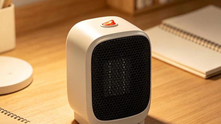 Walmart's top-rated mini space heater is $11 in 4 colors