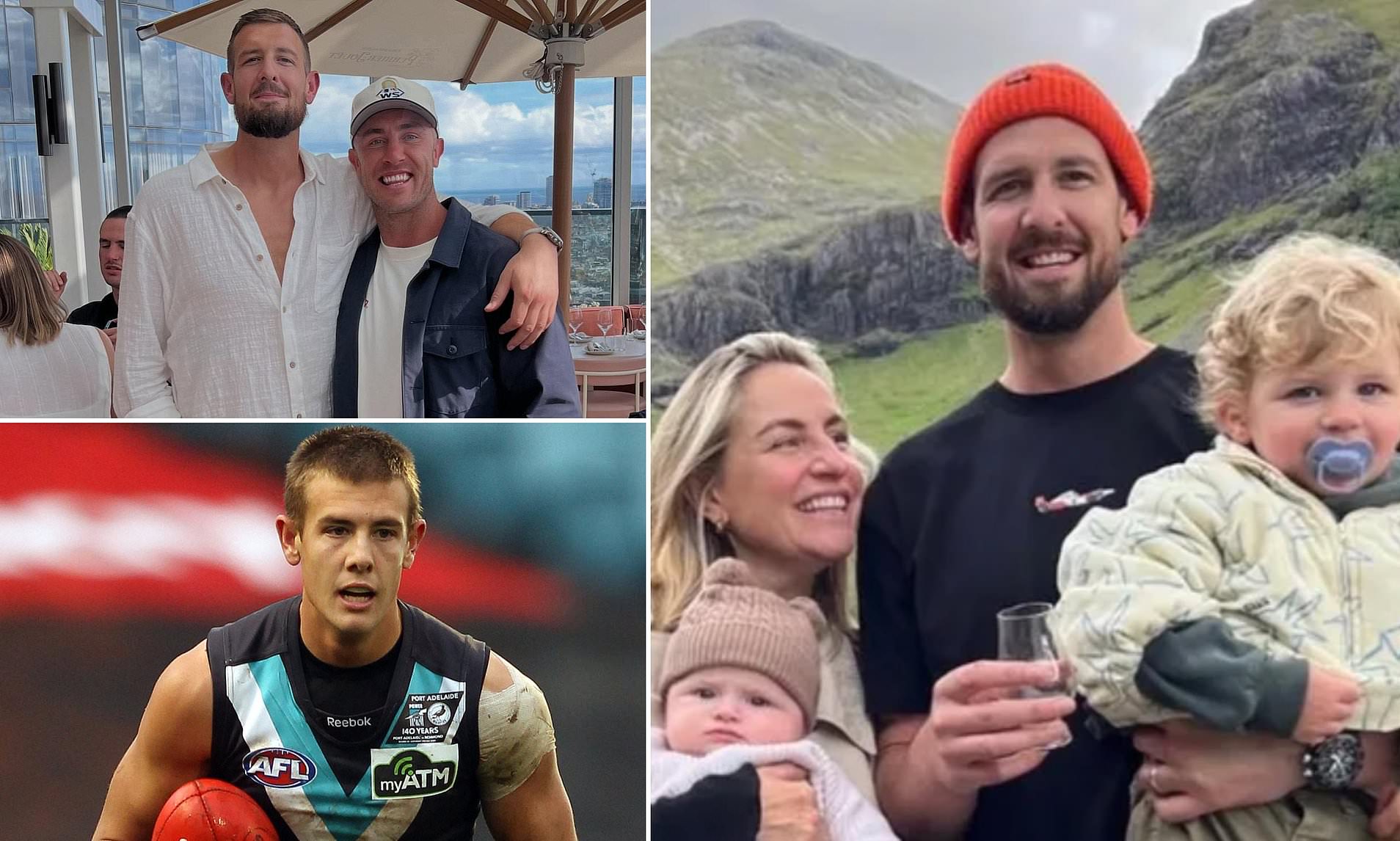 Best mate's tribute to ex-AFL star Daniel 'Snowy' Stewart after his ...