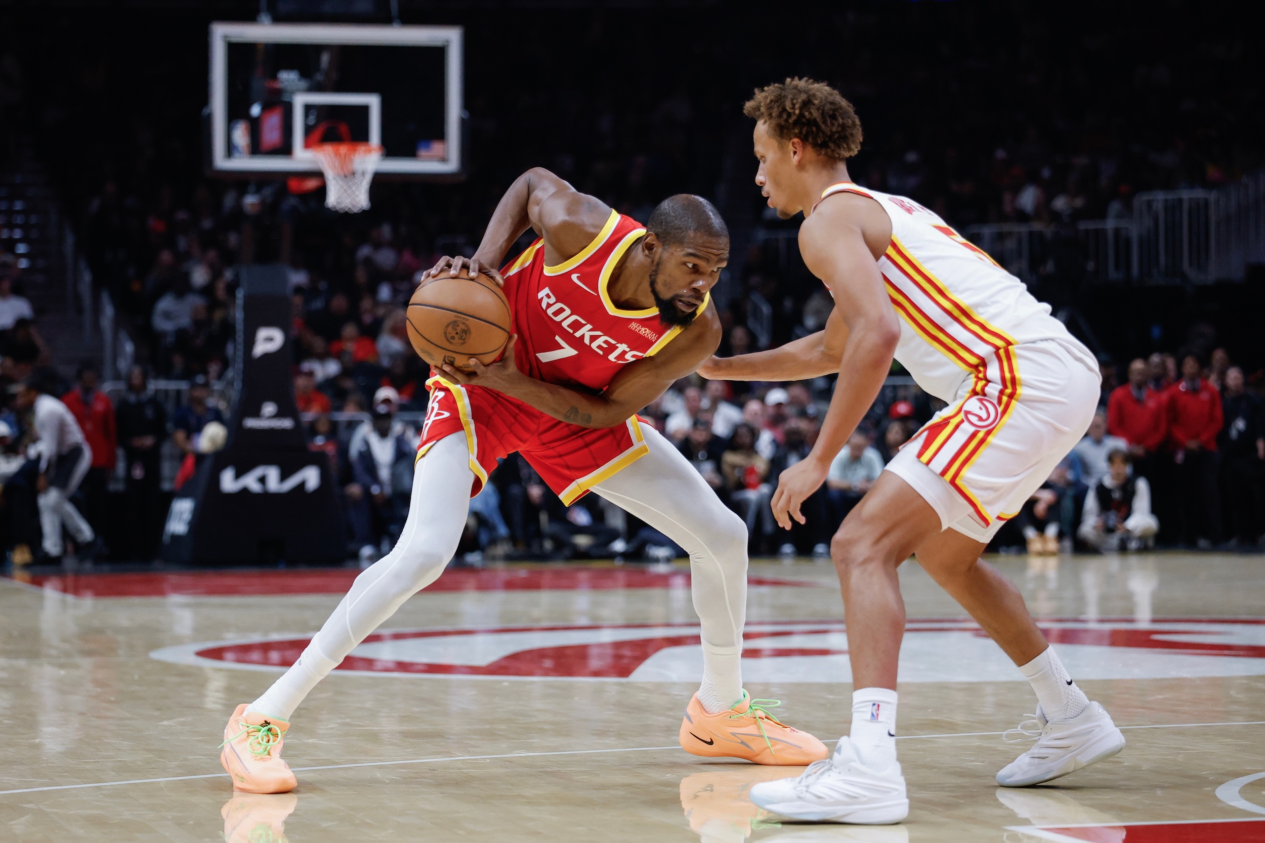 NBA: Durant, Sheppard lead Rockets to win in Hawks’ home opener