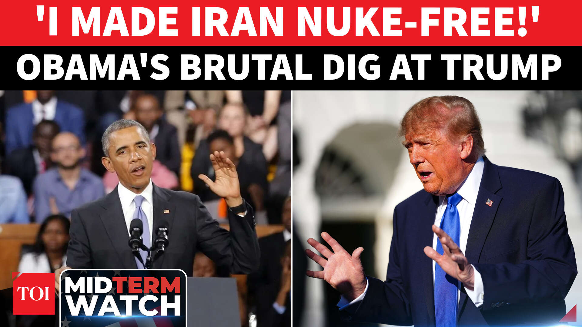 Iran had no nukes because of my deal! Obama humiliates Trump over war ...