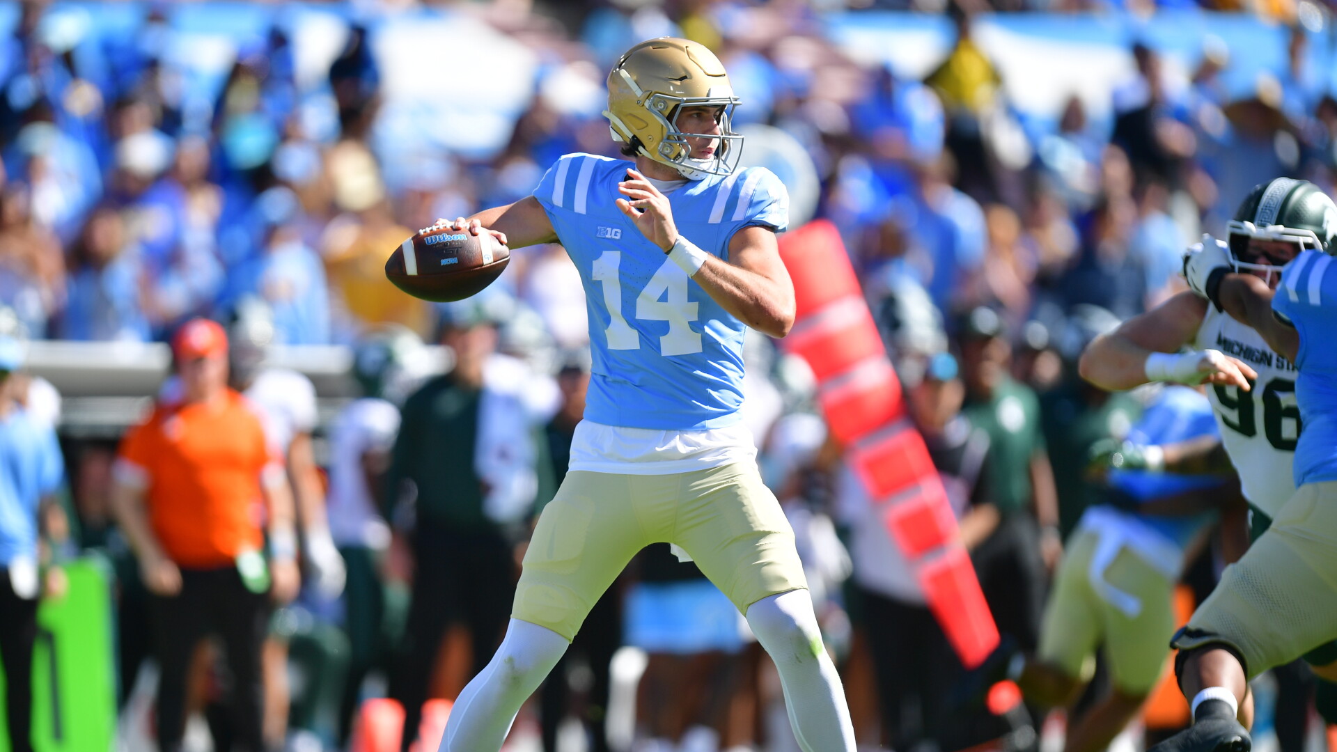 No. 9 UCLA rallies past Michigan State 28-10 for its first 7-0 start ...