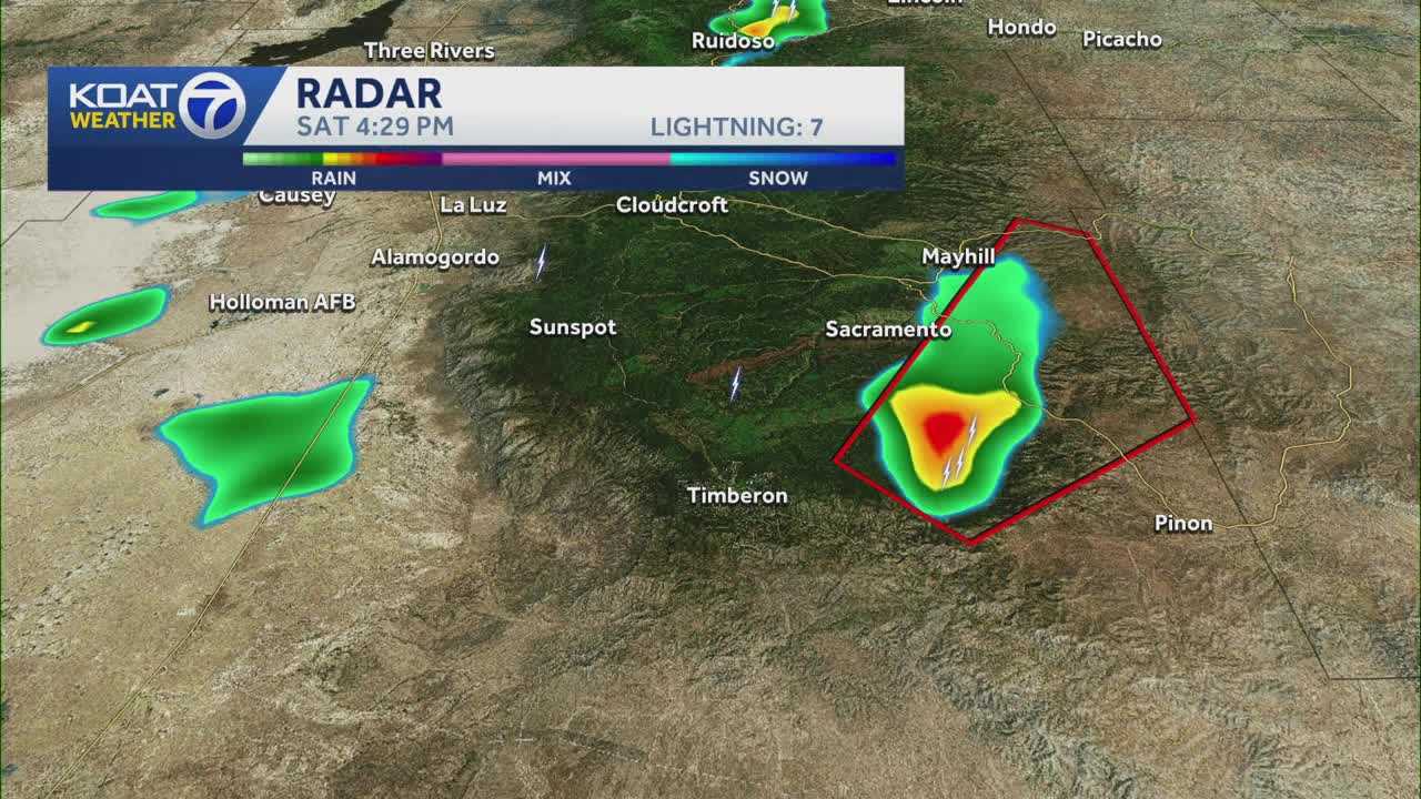 Tornado warning for Otero County allowed to expire