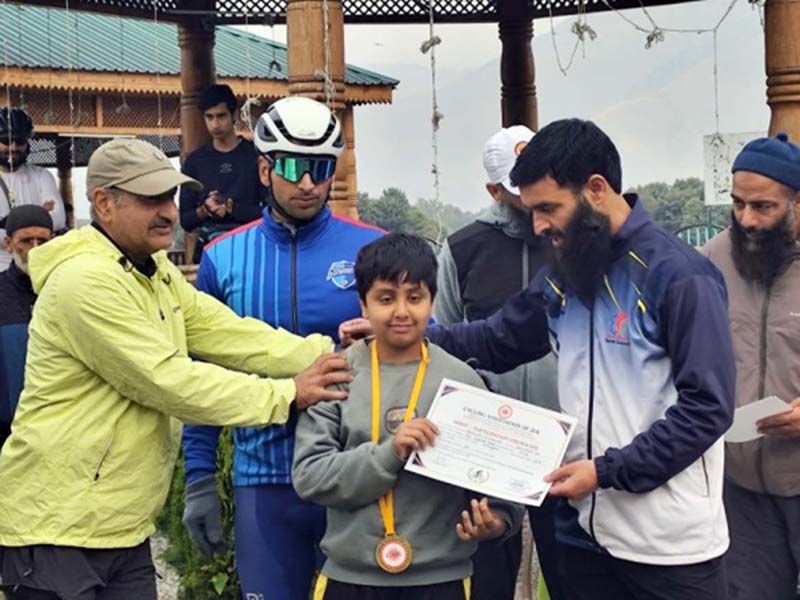 District Srinagar cycling championship concludes