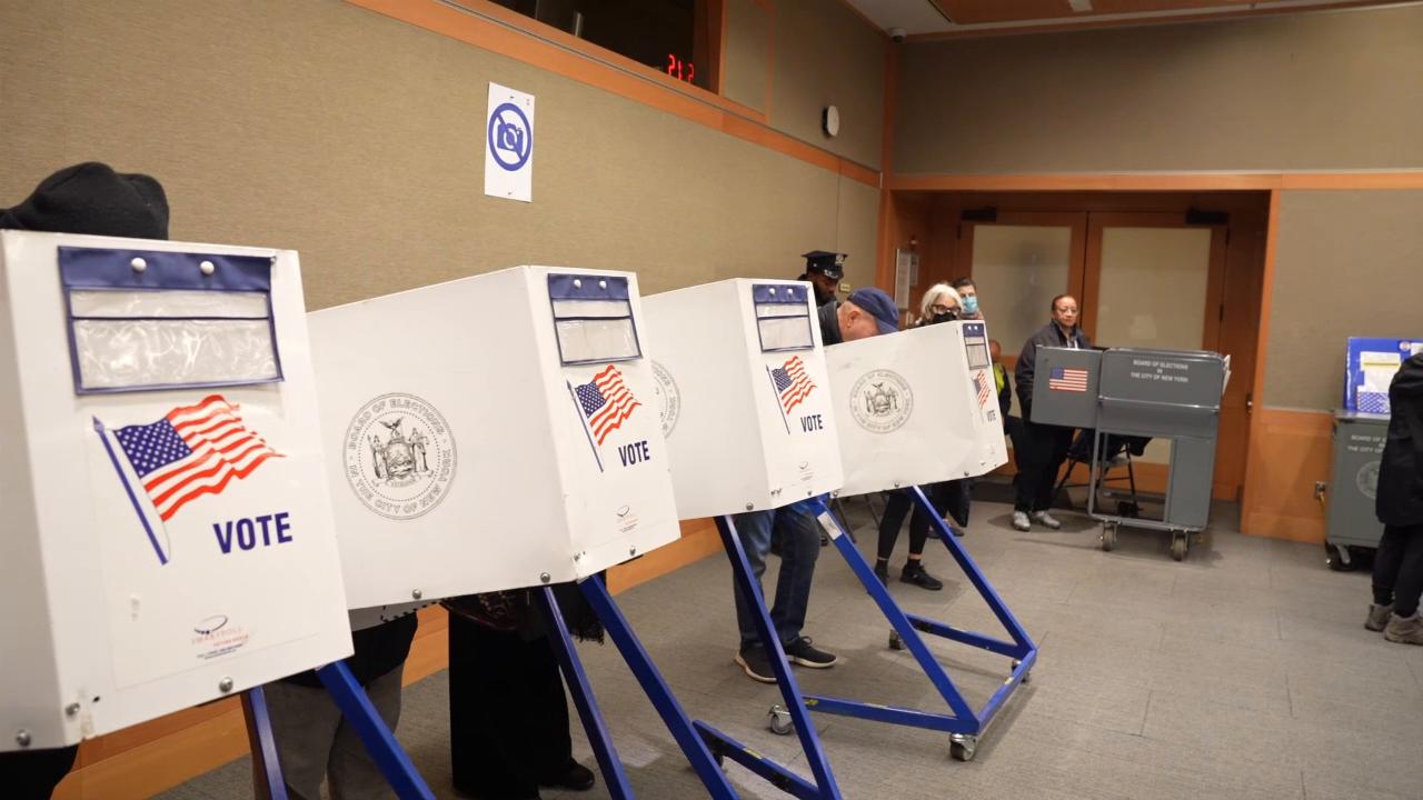 Mayor Zohran Mamdani casting his ballot on the first day of early ...