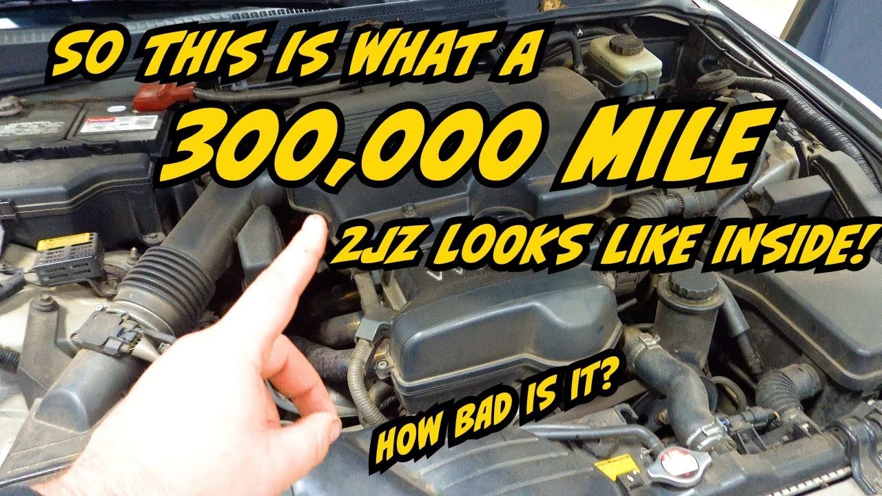 I can't believe what I found in this 300,000 mile Toyota 2JZ engine!