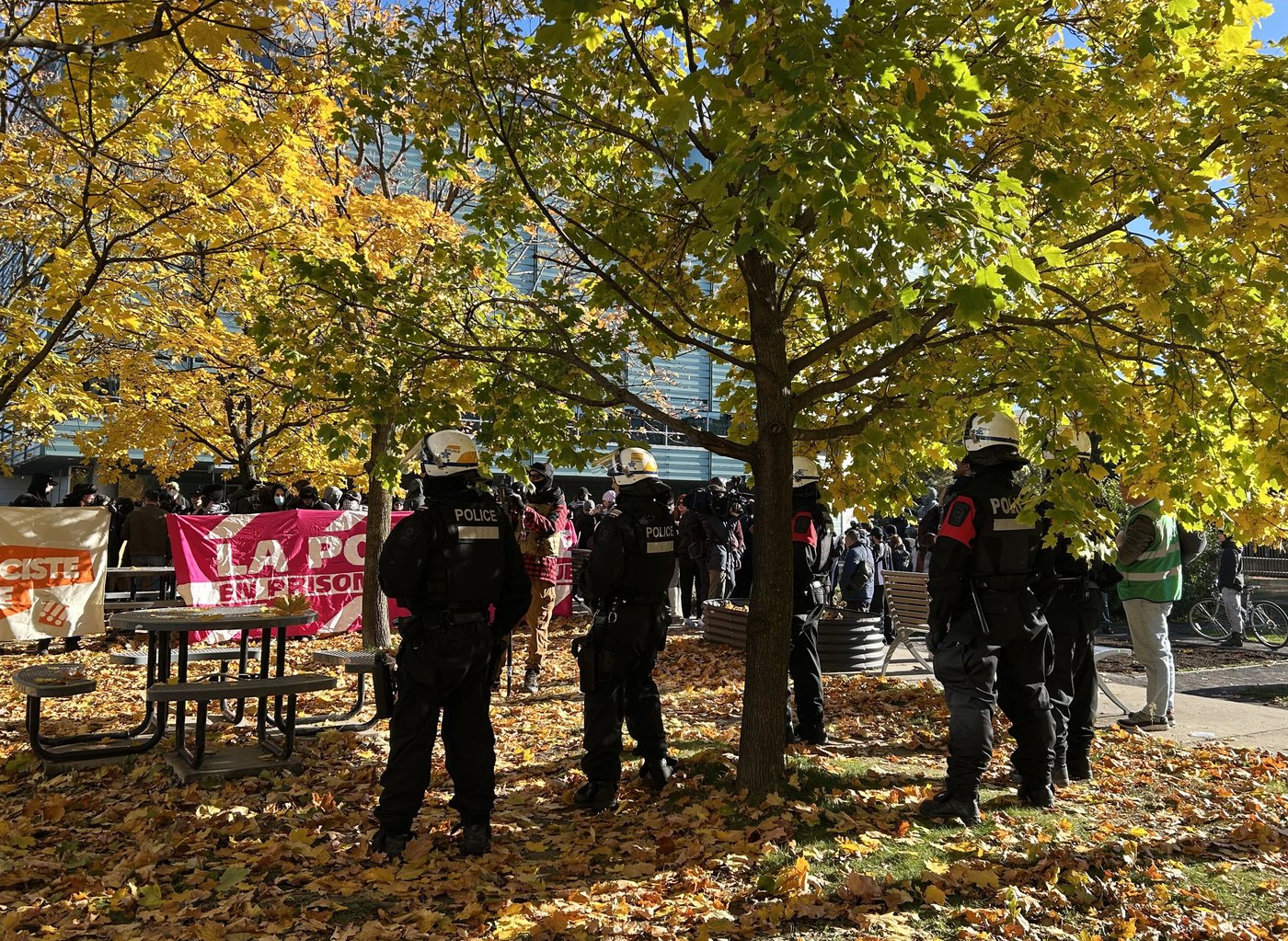 Four arrested at Montreal protest against police brutality