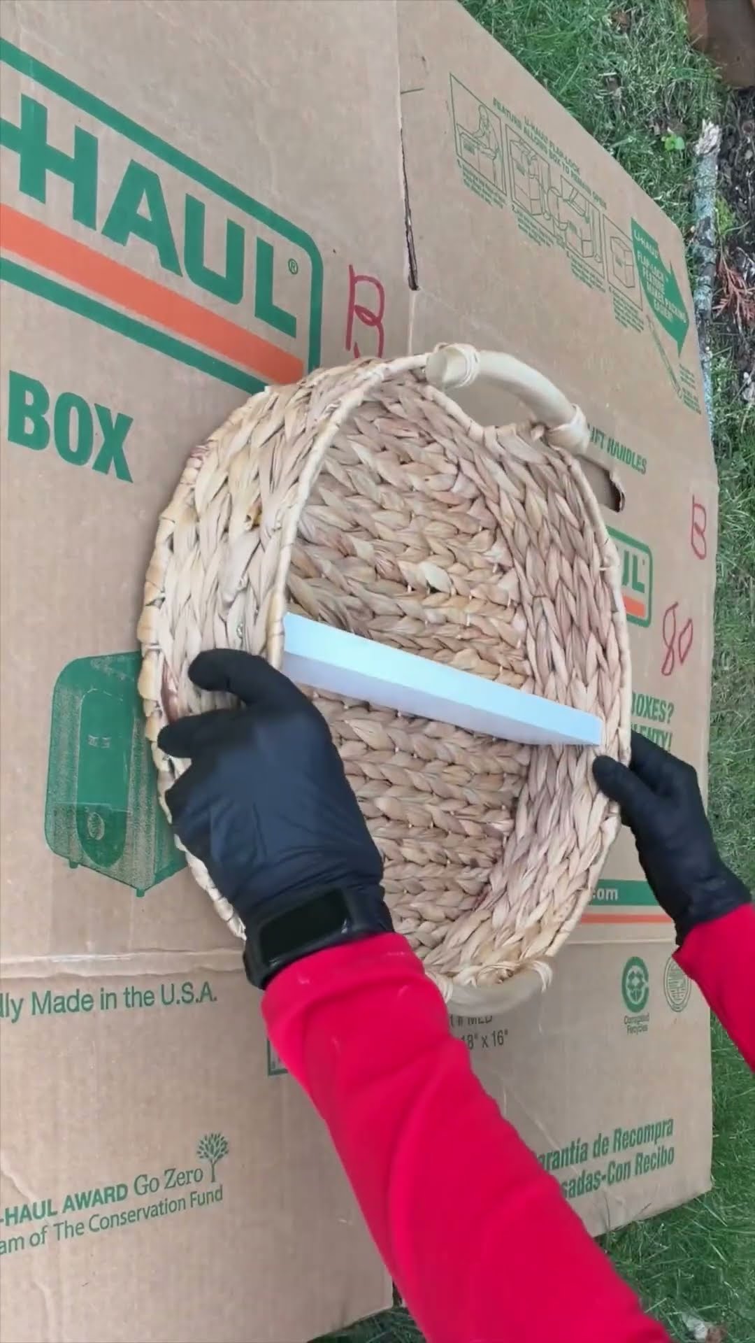 Stick a basket on your bathroom wall (genius hack!) 😱 #hacks