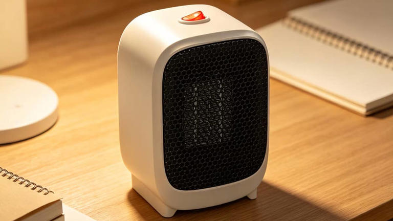 Walmart's top-rated mini space heater is $11 in 4 colors