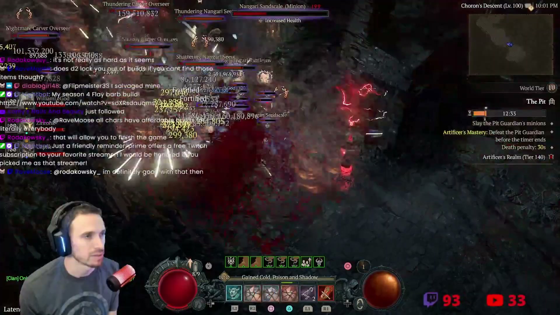 Unbelievable Pit T140 Flay Barb Challenge: 3 man!