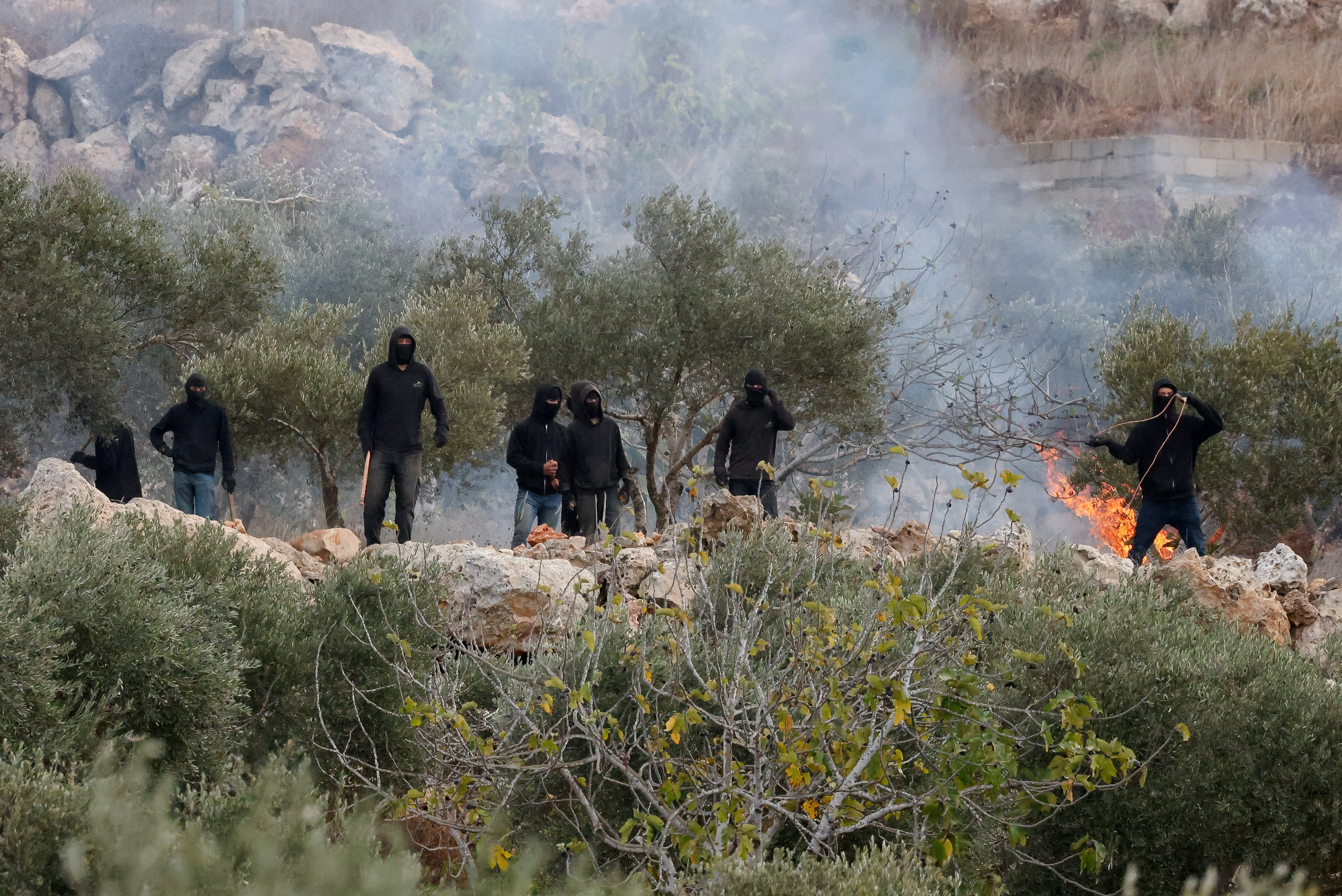 IDF forcibly evacuates Israeli rioters after fire breaks out near ...