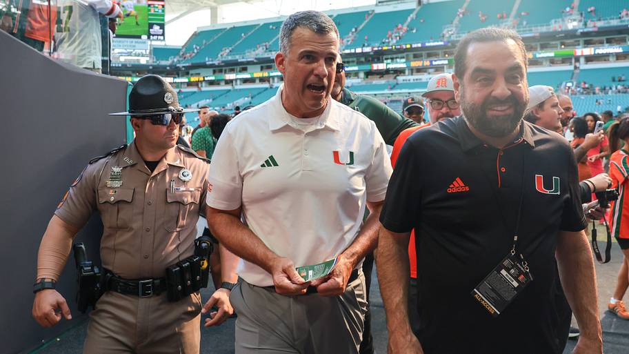 Postgame Mario Cristobal exchange with Pat Narduzzi looked like more ...
