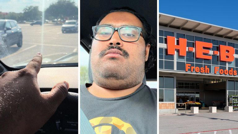 Texas man eats lunch in his car. Then he sees a grocery customer break ...