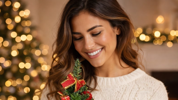 Walmart’s cute $6 tabletop mini Christmas trees add a festive touch to ...
