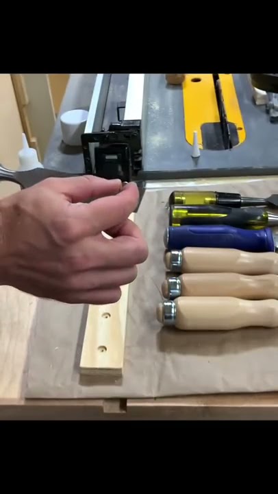 A French cleat chisel holder for my shop