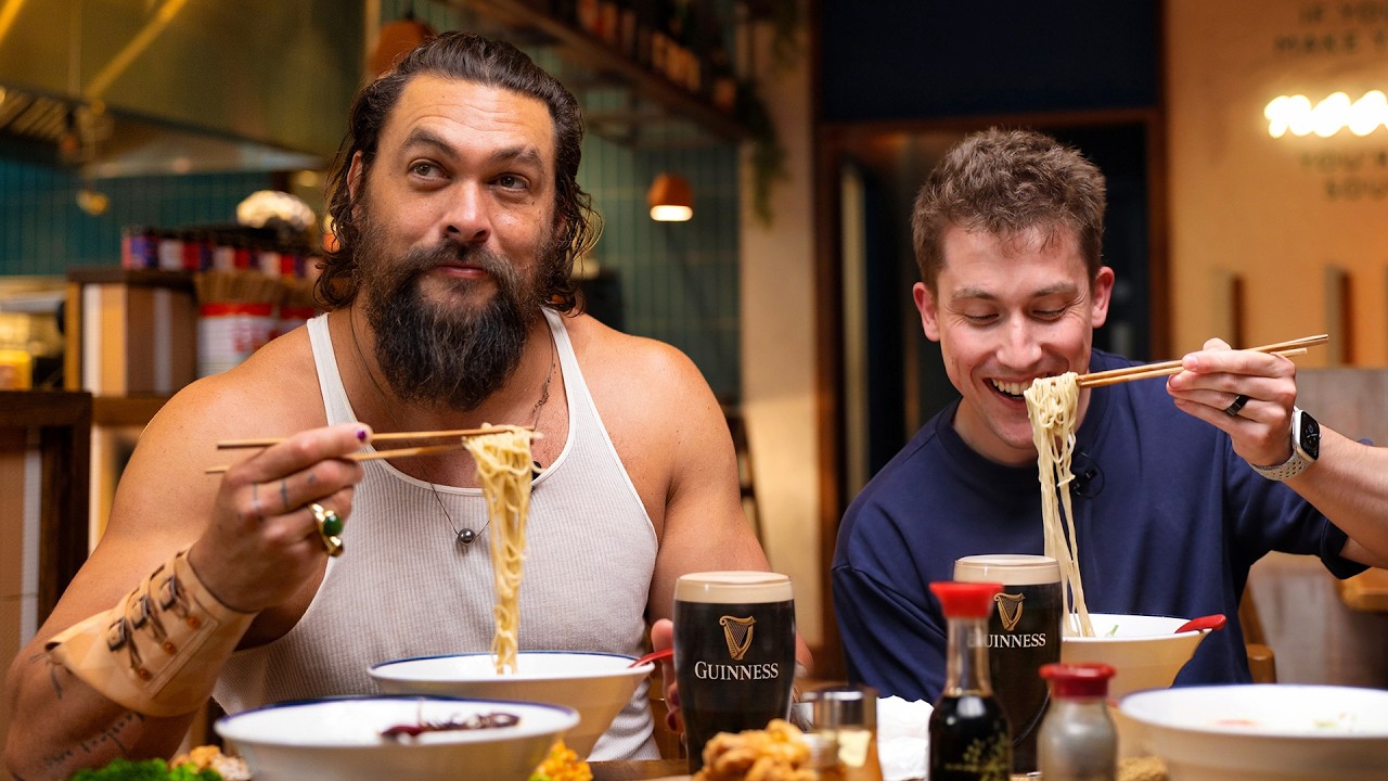 Jason Momoa took us to his favorite lunch spot!
