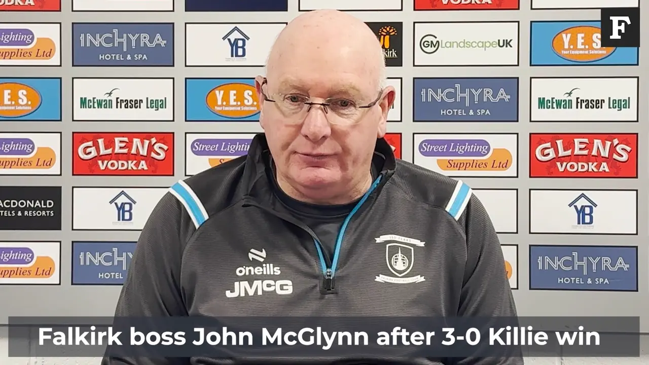 John McGlynn on Falkirk's win against Kilmarnock in tough conditions