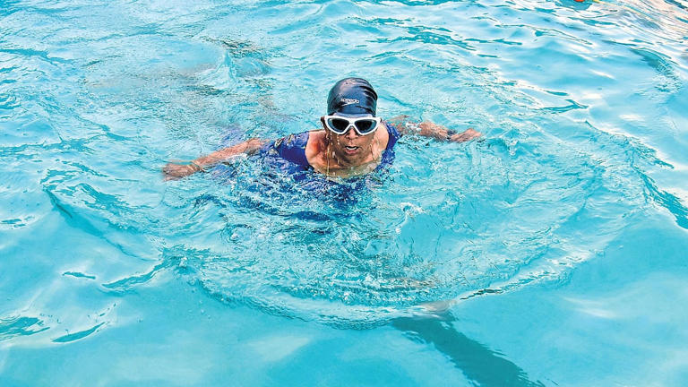 Swimming against age, winning against odds: Meet 81-year-old Andhra ...