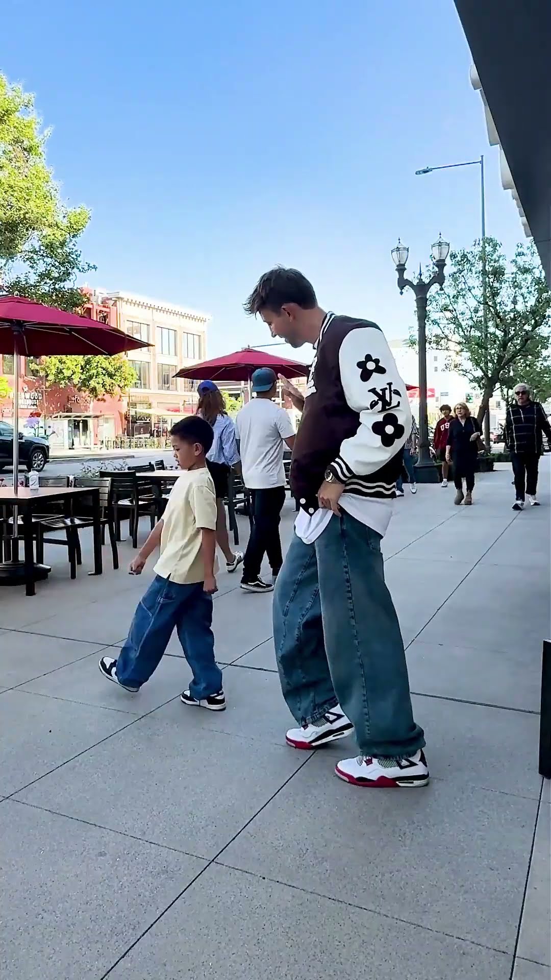 Incredible street dance battle with young talent Dylan!
