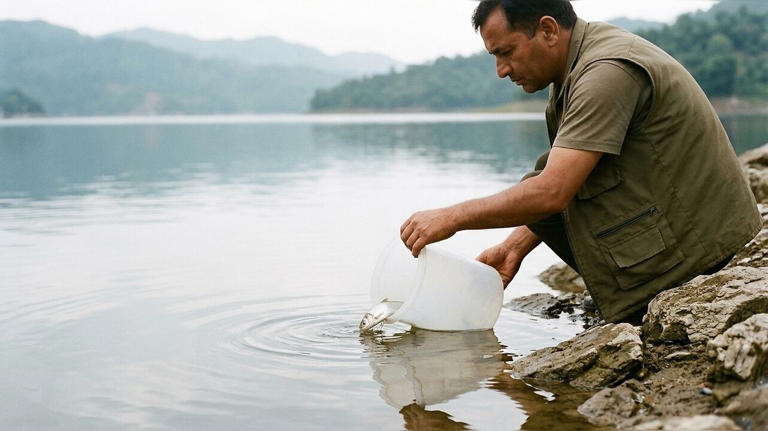 Fisheries Department stocks over 3 lakh silver carp in Gobind Sagar ...
