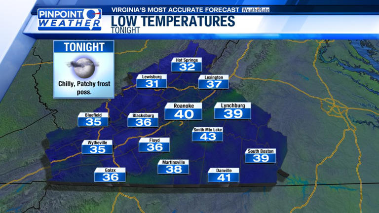 Pinpoint weather: Quiet stretch of weather