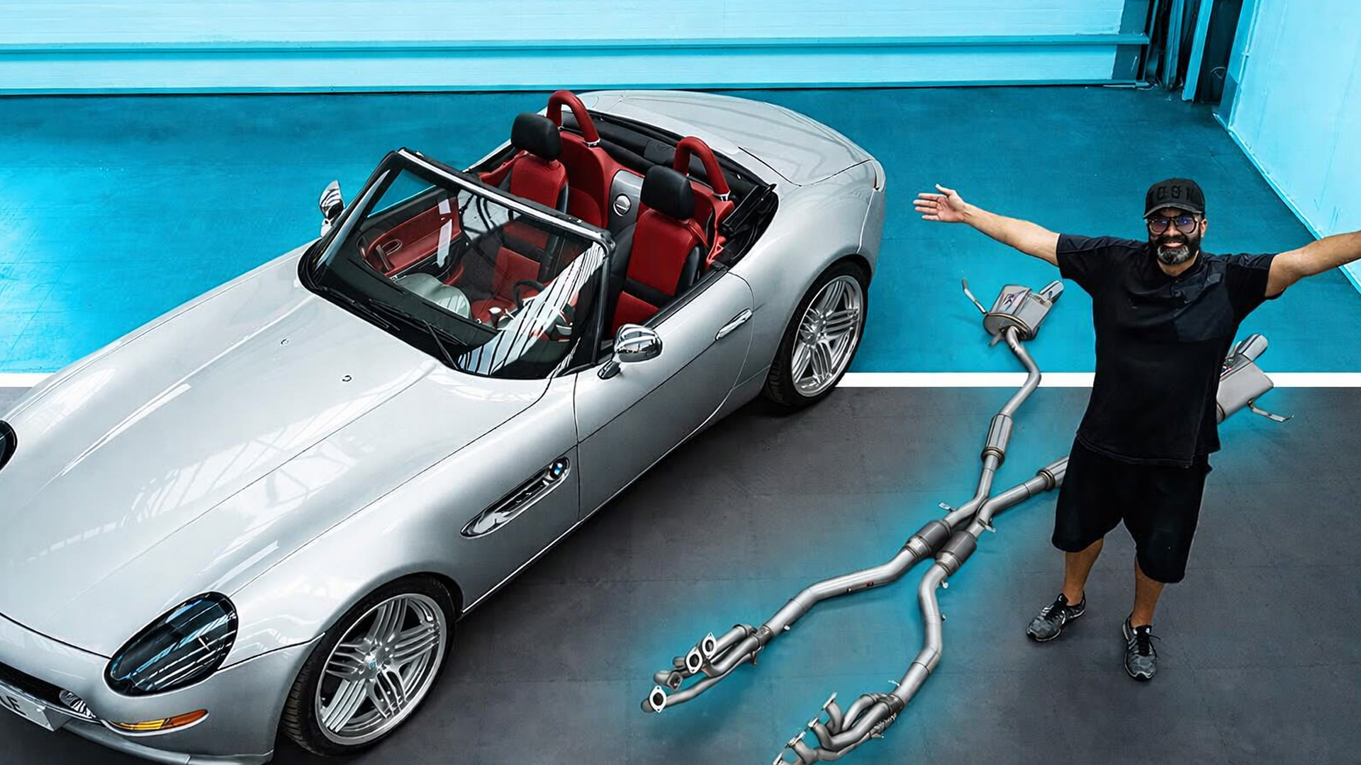 BMW Z8 supersprint exhaust installation and stage 2 tuning