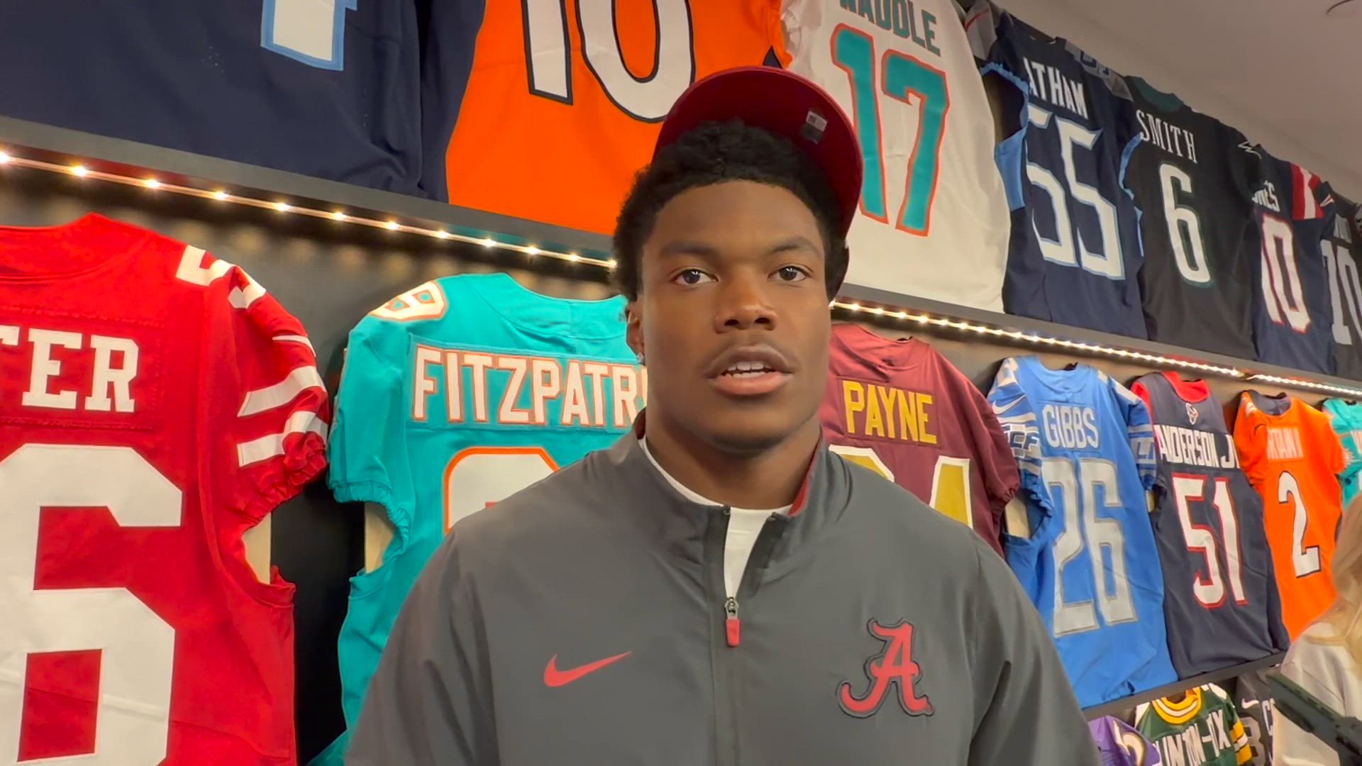 Alabama WR Rico Scott on preparation for career day vs. Texas A&M