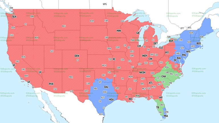 Which NFL games are Fox, CBS broadcasting? Week 7 coverage maps