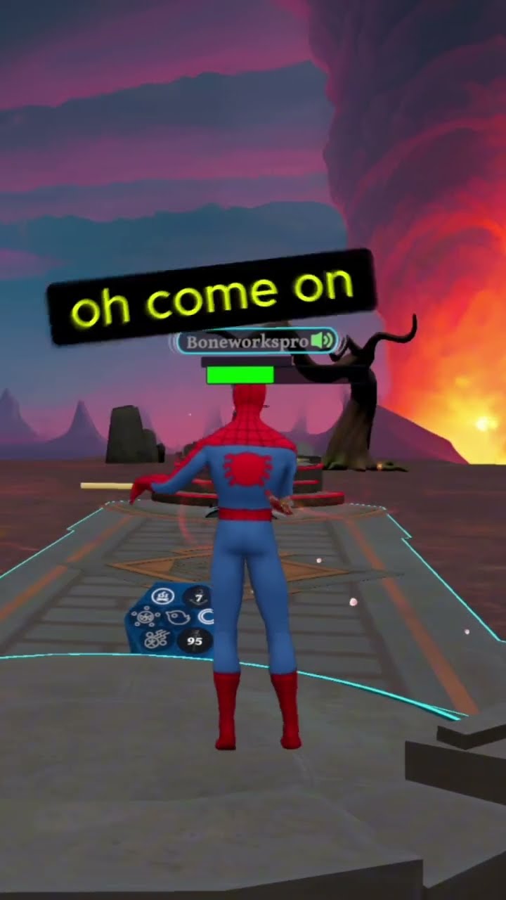 No way he’s pulling this off on 1HP 💀 #vrgame #warofwizards #vrgaming # ...