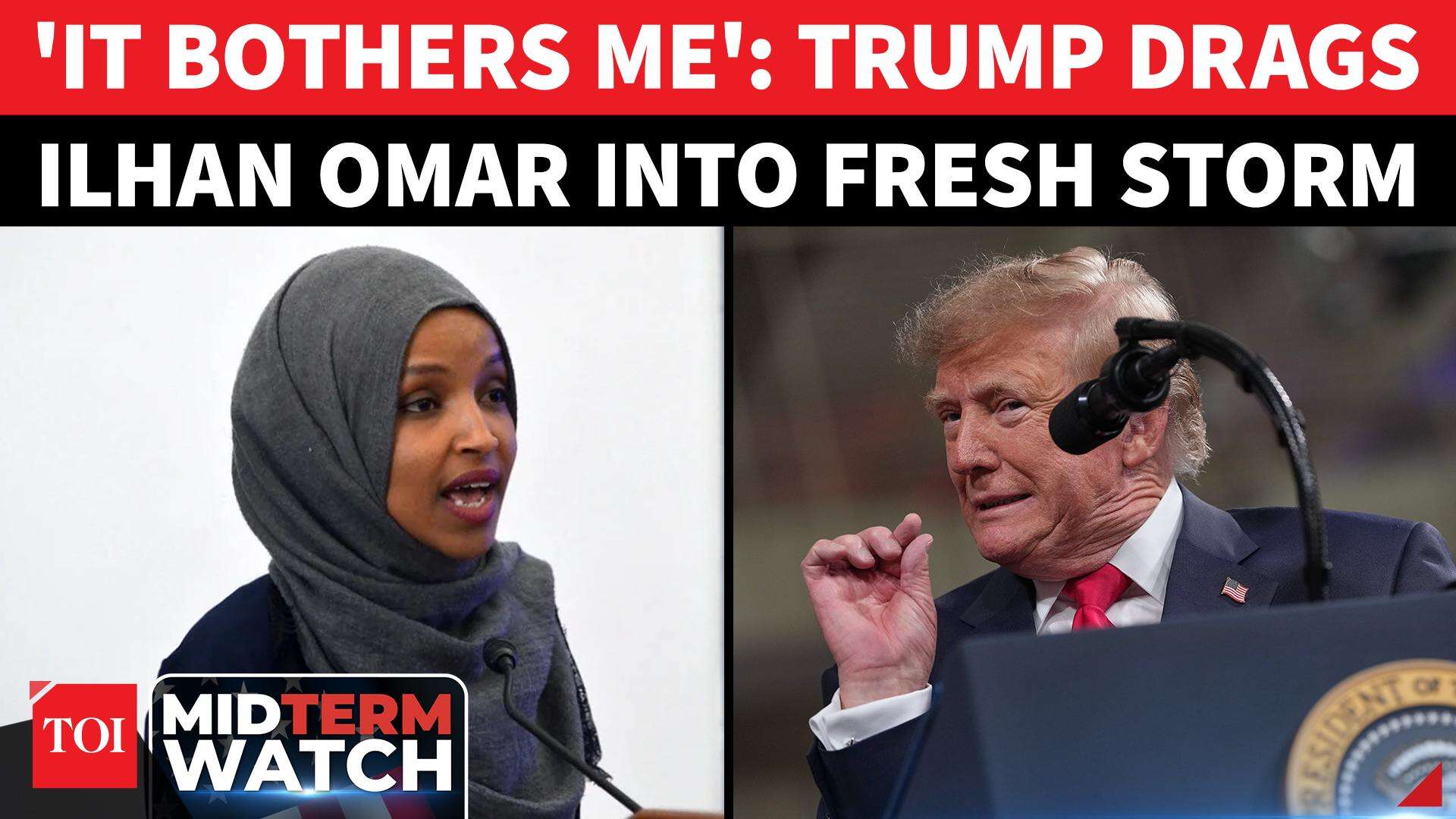 'Married brother & had kids': Trump renews fiery attack on Ilhan Omar ...