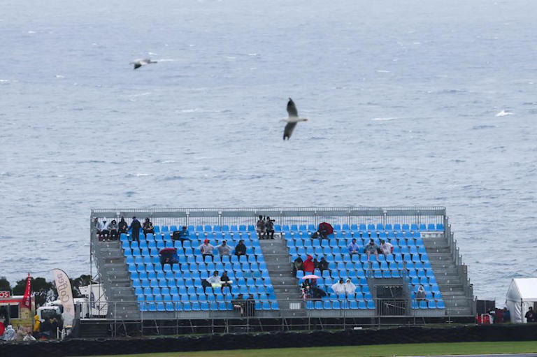 Cloud over MotoGP as wild weather hits Victoria
