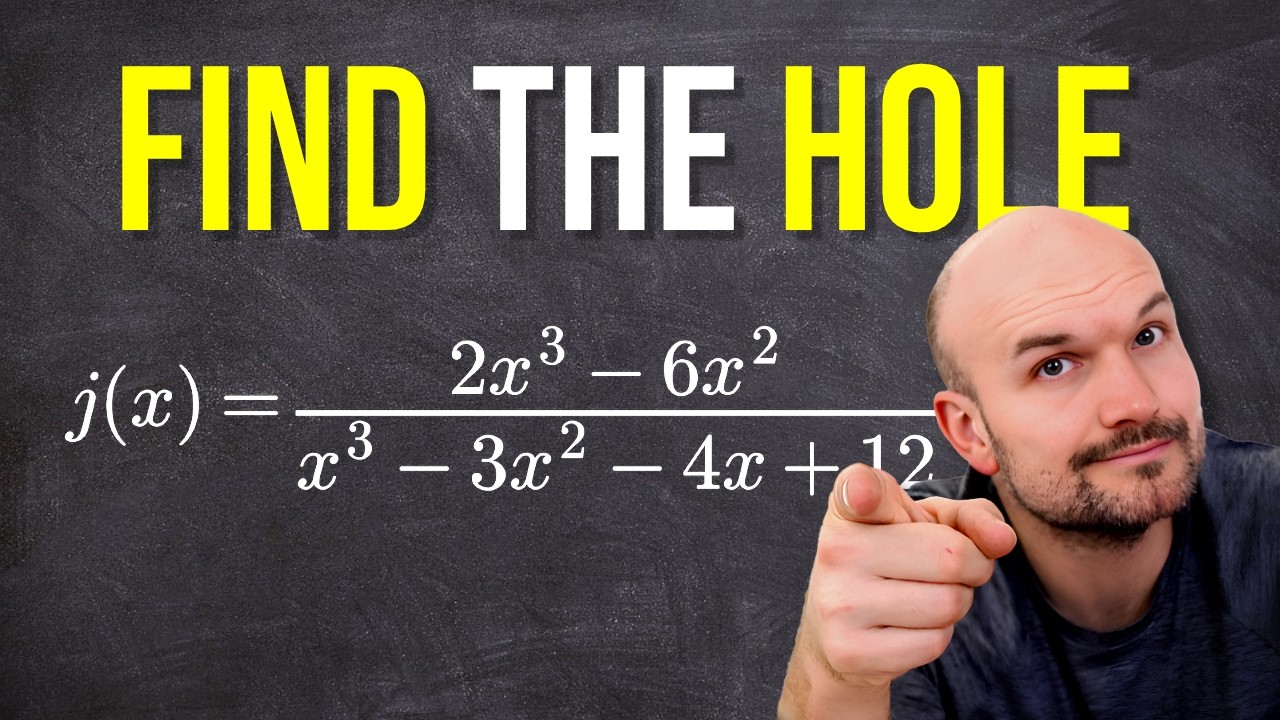 Can you find the hole for this rational function?