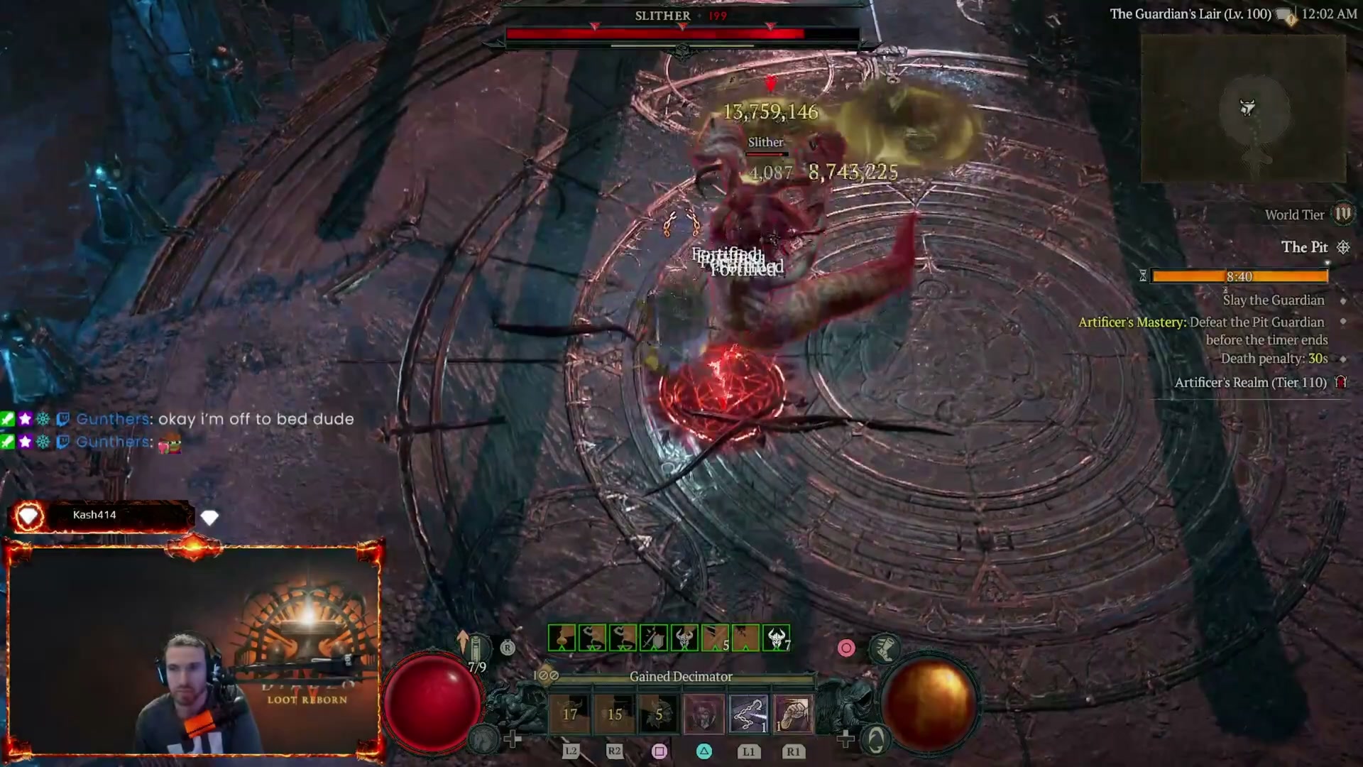 Conquer tier 110 pit with bash barbarian (no holy bolts)